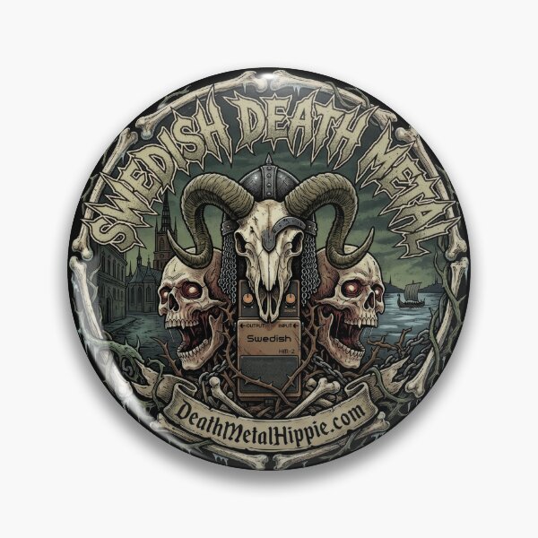 Item preview, Swedish Death Metal DMH30 designed and sold by Death Metal Hippie.