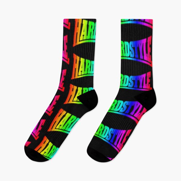 Item preview, Neon Rainbow Hardstyle Rave Festival Design designed and sold by SPAZE-Typo.