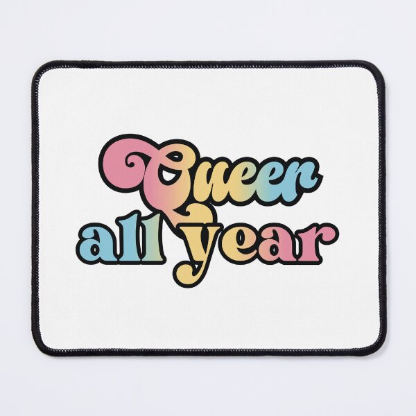 Item preview, Queer all year - pansexual pride flag design designed and sold by art by hannah lang.