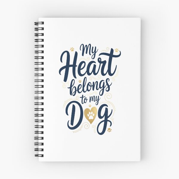 Item preview, My Heart Belongs To My Dog Typography designed and sold by SoyLamderma.