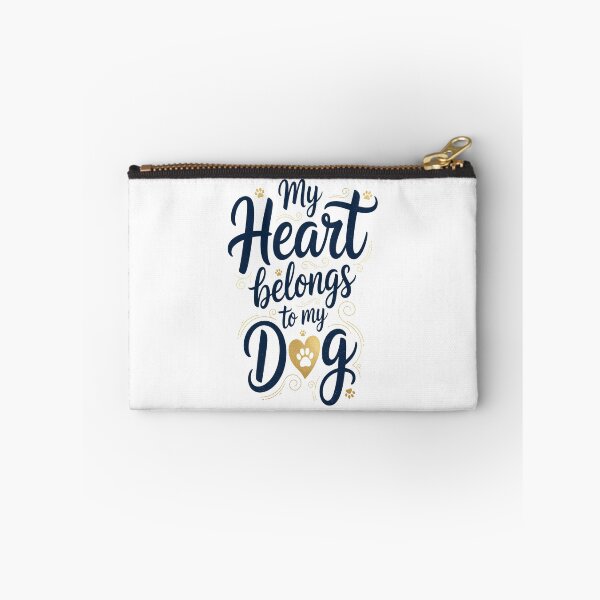 Item preview, My Heart Belongs To My Dog Typography designed and sold by SoyLamderma.