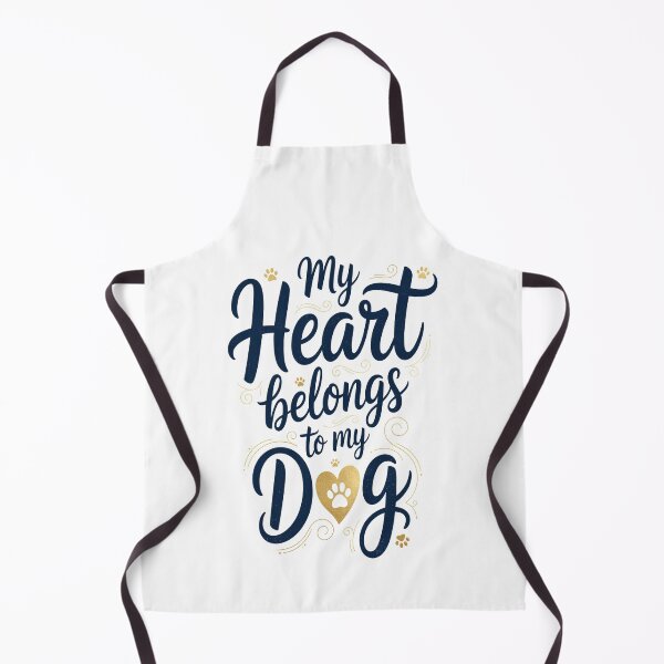 Item preview, My Heart Belongs To My Dog Typography designed and sold by SoyLamderma.