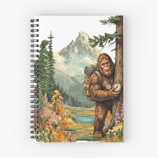 Item preview, Bigfoot Hiking Adventure | Sasquatch Mountain Explorer | Vintage National Park Wilderness Camping Design designed and sold by MS Pod Studio.
