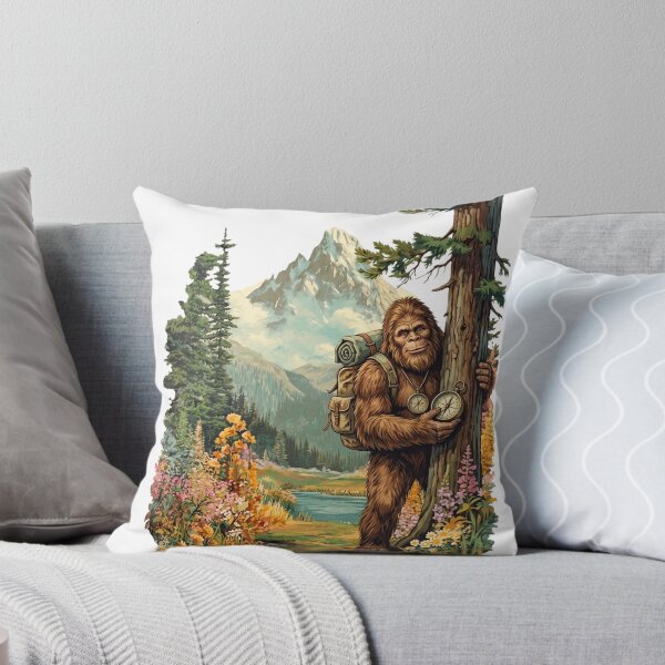 Item preview, Bigfoot Hiking Adventure | Sasquatch Mountain Explorer | Vintage National Park Wilderness Camping Design designed and sold by MS Pod Studio.