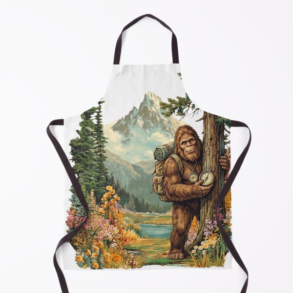 Item preview, Bigfoot Hiking Adventure | Sasquatch Mountain Explorer | Vintage National Park Wilderness Camping Design designed and sold by MS Pod Studio.