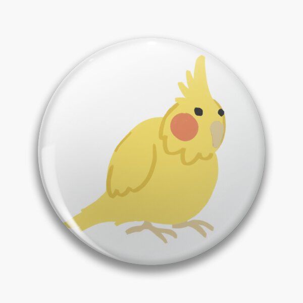 Item preview, Silly Fat Yellow Cockatiel Bird designed and sold by sleepyheadedbb.