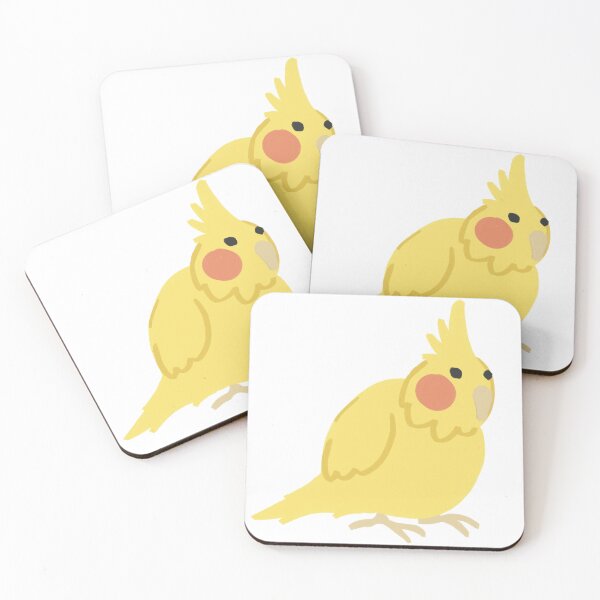 Item preview, Silly Fat Yellow Cockatiel Bird designed and sold by sleepyheadedbb.