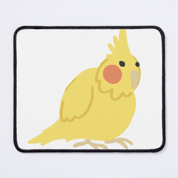 Item preview, Silly Fat Yellow Cockatiel Bird designed and sold by sleepyheadedbb.