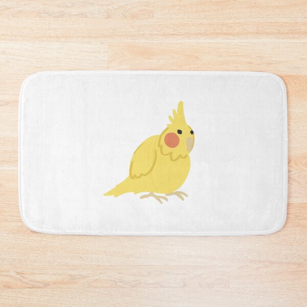 Item preview, Silly Fat Yellow Cockatiel Bird designed and sold by sleepyheadedbb.