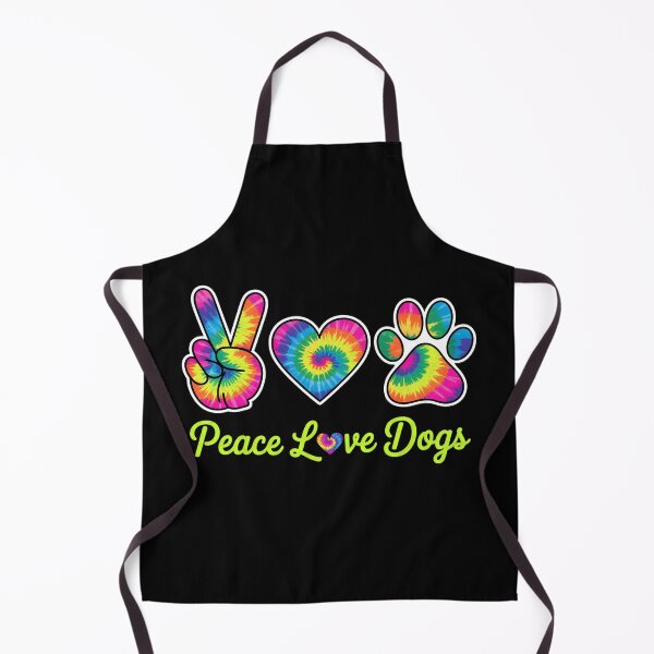 Item preview, Peace Love Dogs Tie Dye Paw Print Design designed and sold by SoyLamderma.