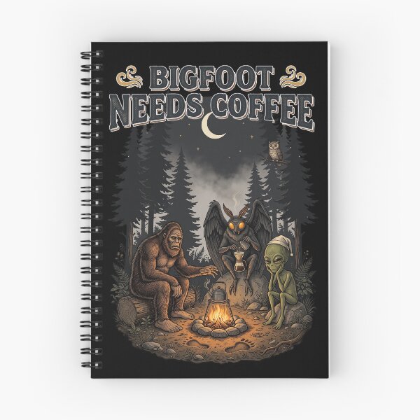 Item preview, Bigfoot Needs Coffee designed and sold by Roy & Tiffany.