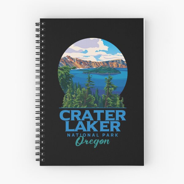 Item preview, Crater Lake National Park Oregon Vintage Poster designed and sold by LinaValearte.