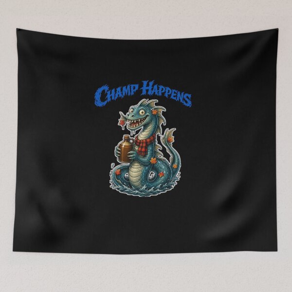 Item preview, Champ Happens Lake Monster designed and sold by Sonic Nova Studios.