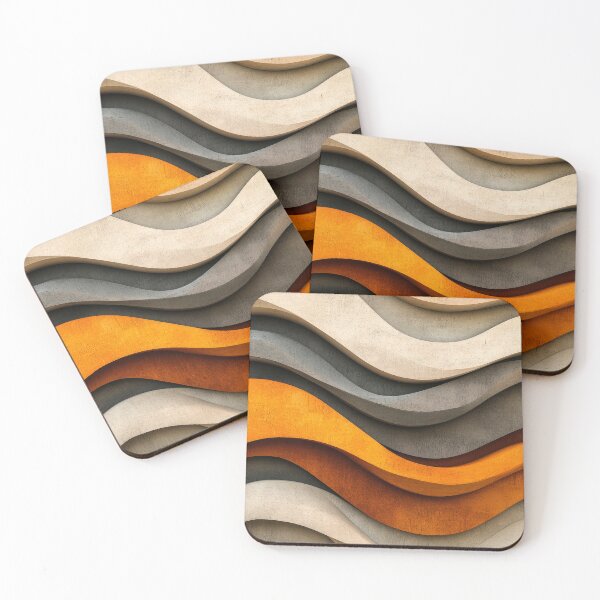 Item preview, Earthtones, Burnt Orange, And Sandy-Clay Colors Abstract designed and sold by DEC02.