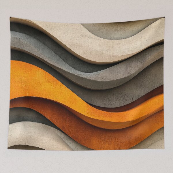 Item preview, Earthtones, Burnt Orange, And Sandy-Clay Colors Abstract designed and sold by DEC02.