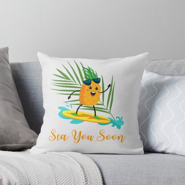 Item preview, Sea You Soon Cute Surfing Pineapple Design designed and sold by MadeByMira.