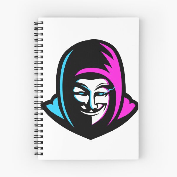 Item preview, ​Neon Cyberpunk V for Vendetta Hacker Mask Illustration designed and sold by HICHAMORO.