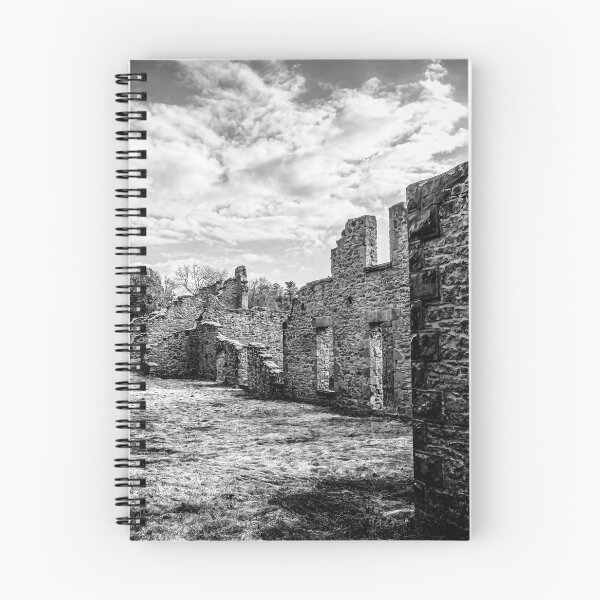 Item preview, Harris Woollen Mill Ruins, Rockwood Conservation Area 1 BW designed and sold by jrtwynam.