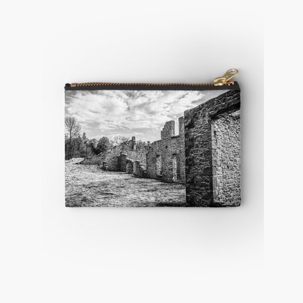 Item preview, Harris Woollen Mill Ruins, Rockwood Conservation Area 1 BW designed and sold by jrtwynam.