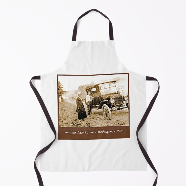 Item preview, Stranded Travelers Near Olympia, Washington, c. 1915-20, Vintage Photograph designed and sold by AMacGPhilly.