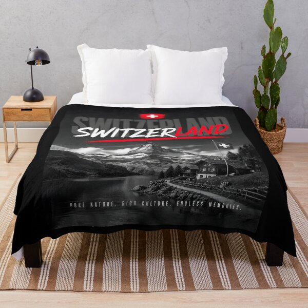 Item preview, Switzerland Modern Travel Art designed and sold by AtuqStudio.