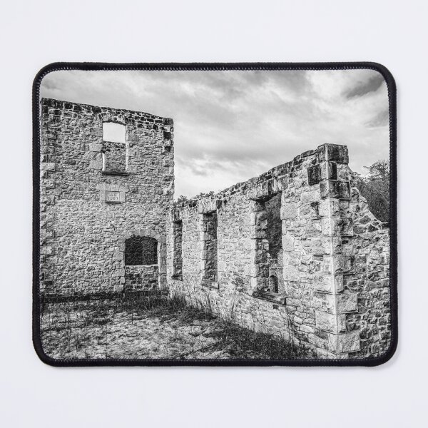 Item preview, Harris Woollen Mill Ruins, Rockwood Conservation Area 3 BW designed and sold by jrtwynam.