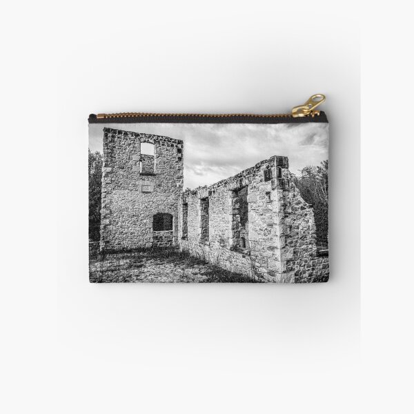 Item preview, Harris Woollen Mill Ruins, Rockwood Conservation Area 3 BW designed and sold by jrtwynam.