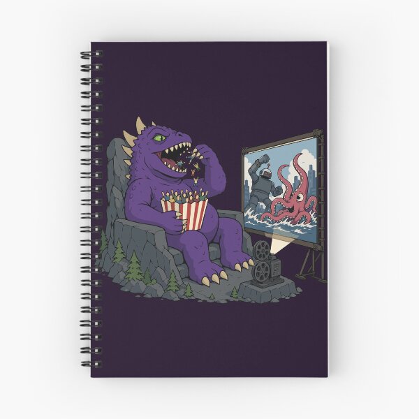 Item preview, Kaiju Monster Eating People Like Popcorn at the Drive-In Movie Munchies – Funny Godzilla-Inspired B-Movie Horror Art designed and sold by ShirtRemarks.