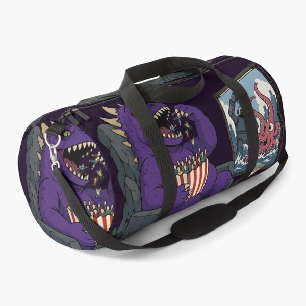 Item preview, Kaiju Monster Eating People Like Popcorn at the Drive-In Movie Munchies – Funny Godzilla-Inspired B-Movie Horror Art designed and sold by ShirtRemarks.
