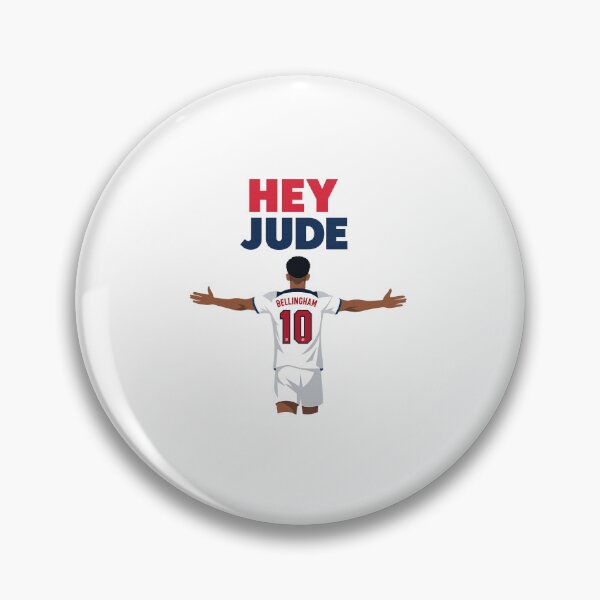 Item preview, Jude Bellingham England World Cup Football Hey Jude Artwork designed and sold by popsloganmerch.