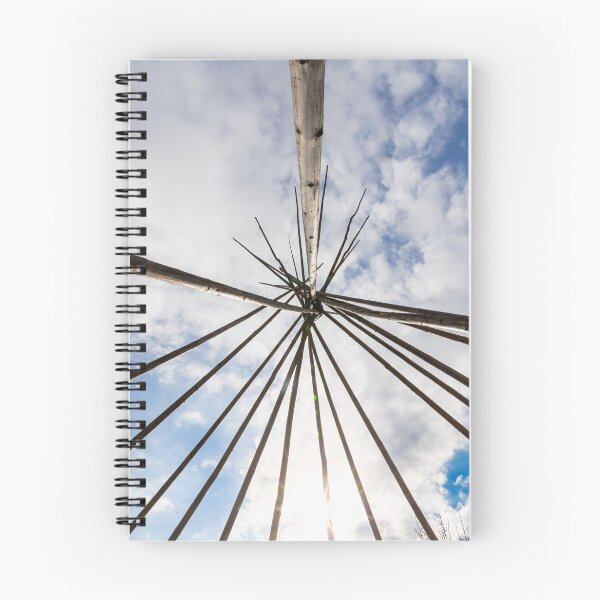 Item preview, Teepee Frame Against Blue Sky at Rockwood Conservation Area designed and sold by jrtwynam.