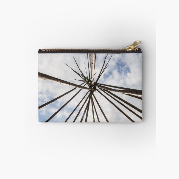 Item preview, Teepee Frame Against Blue Sky at Rockwood Conservation Area designed and sold by jrtwynam.