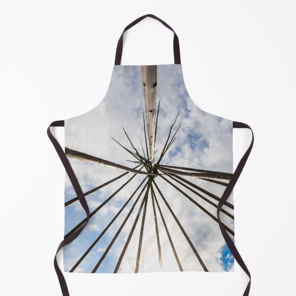 Item preview, Teepee Frame Against Blue Sky at Rockwood Conservation Area designed and sold by jrtwynam.