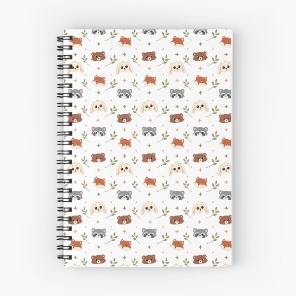 Item preview, Cute Woodland Animals Seamless Pattern - Bear, Fox, Raccoon, and Bunny designed and sold by MascarenoM.