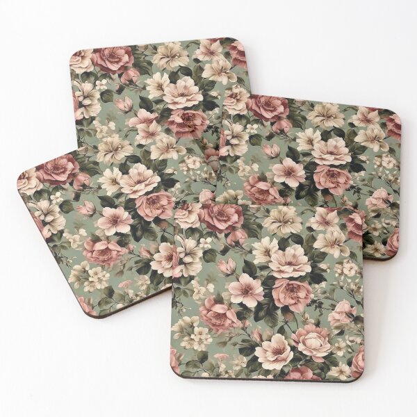 Item preview, Vintage Botanical Flowers: Retro Cottagecore Floral Illustration Art designed and sold by benja-08.
