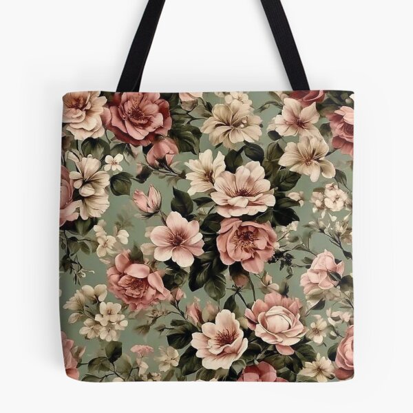 Item preview, Vintage Botanical Flowers: Retro Cottagecore Floral Illustration Art designed and sold by benja-08.
