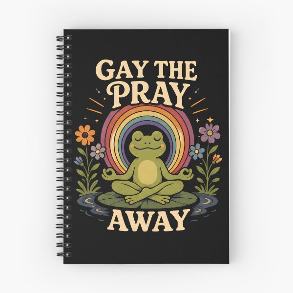 Item preview, Gay the Pray Away Funny Rainbow Frog Pride designed and sold by Marblaes00.