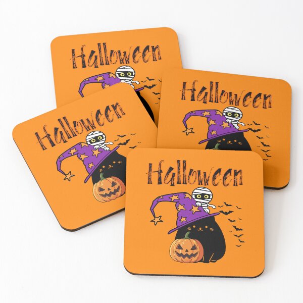 Item preview, Halloween Black Cat Witch Hat designed and sold by The Retromotel.