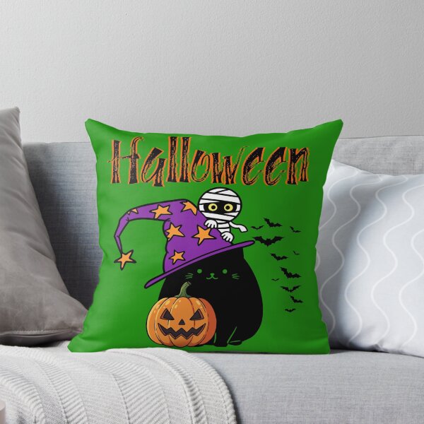 Item preview, Halloween Black Cat Witch Hat designed and sold by The Retromotel.