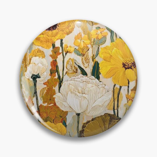 Item preview, Vintage Botanical Flowers: Retro Cottagecore Floral Illustration Art designed and sold by benja-08.