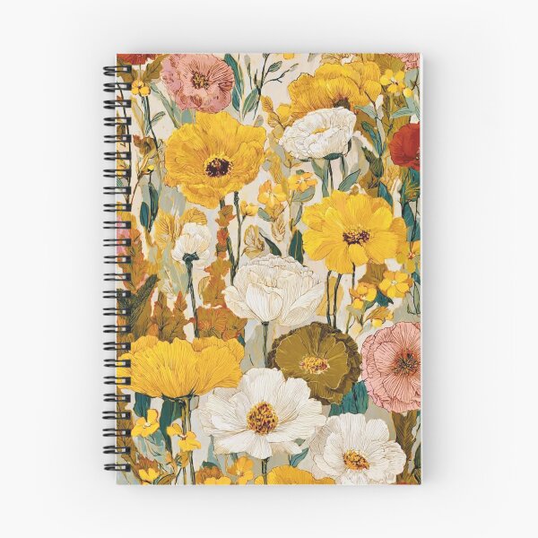 Item preview, Vintage Botanical Flowers: Retro Cottagecore Floral Illustration Art designed and sold by benja-08.