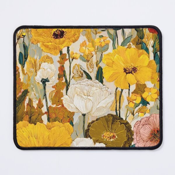 Item preview, Vintage Botanical Flowers: Retro Cottagecore Floral Illustration Art designed and sold by benja-08.