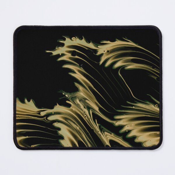 Item preview, Golden Feathers – Abstract Gold Fern Pattern on Black designed and sold by BuckaBaby.