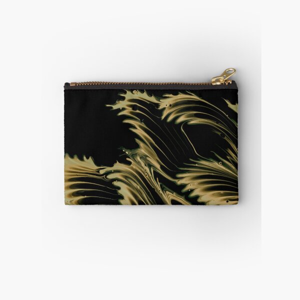Item preview, Golden Feathers – Abstract Gold Fern Pattern on Black designed and sold by BuckaBaby.