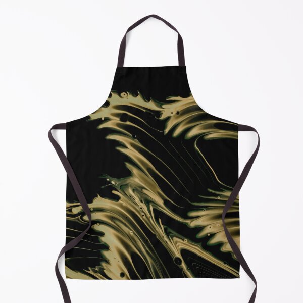 Item preview, Golden Feathers – Abstract Gold Fern Pattern on Black designed and sold by BuckaBaby.