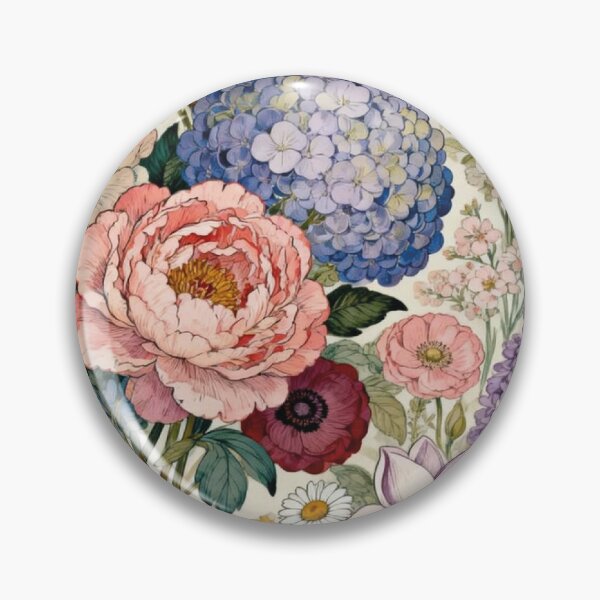 Item preview, Vintage Botanical Flowers: Retro Cottagecore Floral Illustration Art designed and sold by benja-08.