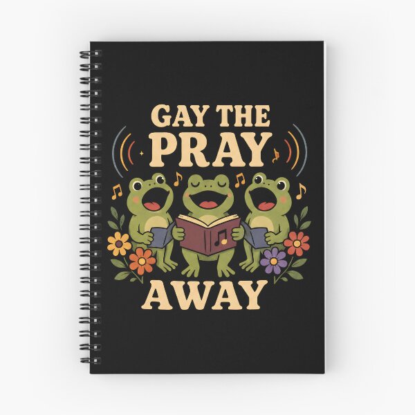 Item preview, Gay the Pray Away Retro Frog Rainbow Humor designed and sold by Marblaes00.