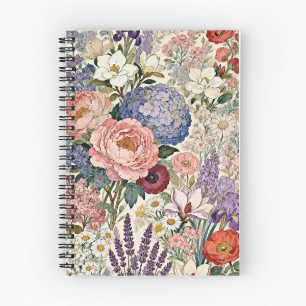 Item preview, Vintage Botanical Flowers: Retro Cottagecore Floral Illustration Art designed and sold by benja-08.