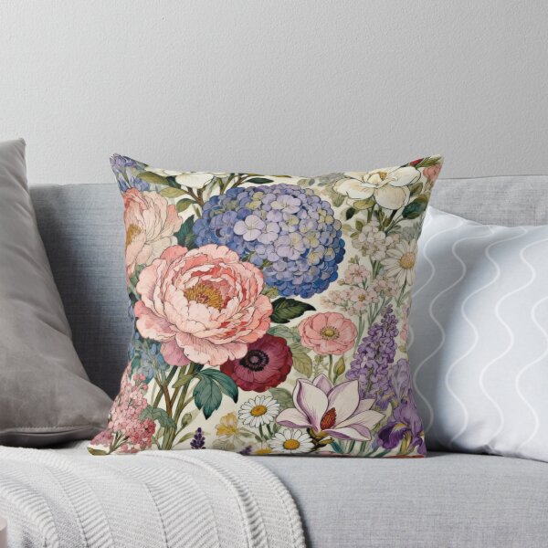 Item preview, Vintage Botanical Flowers: Retro Cottagecore Floral Illustration Art designed and sold by benja-08.