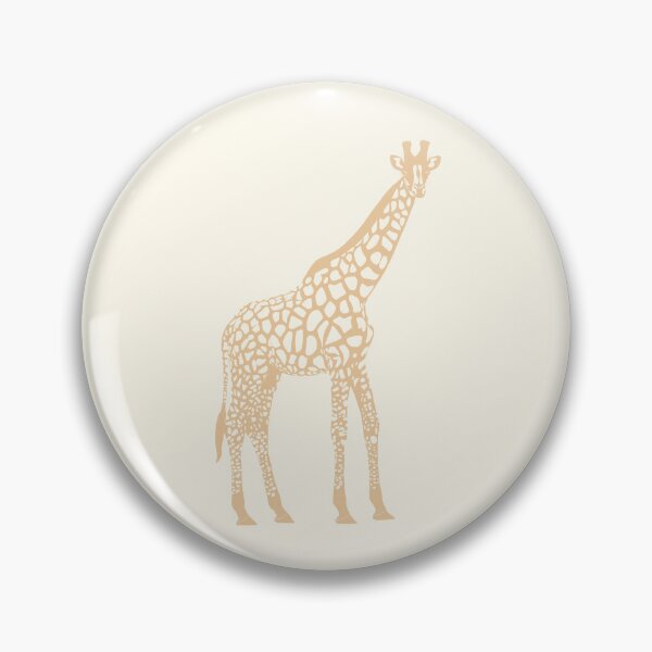 Item preview, Minimal Monochrome Giraffe Line Art Scandinavian Style Animal Illustration Orange designed and sold by Nasdigitalart.
